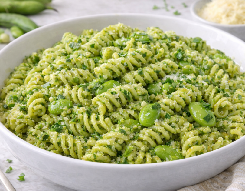 Fusilli al pesto di fave