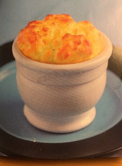 Soufflé di patate al Roquefort