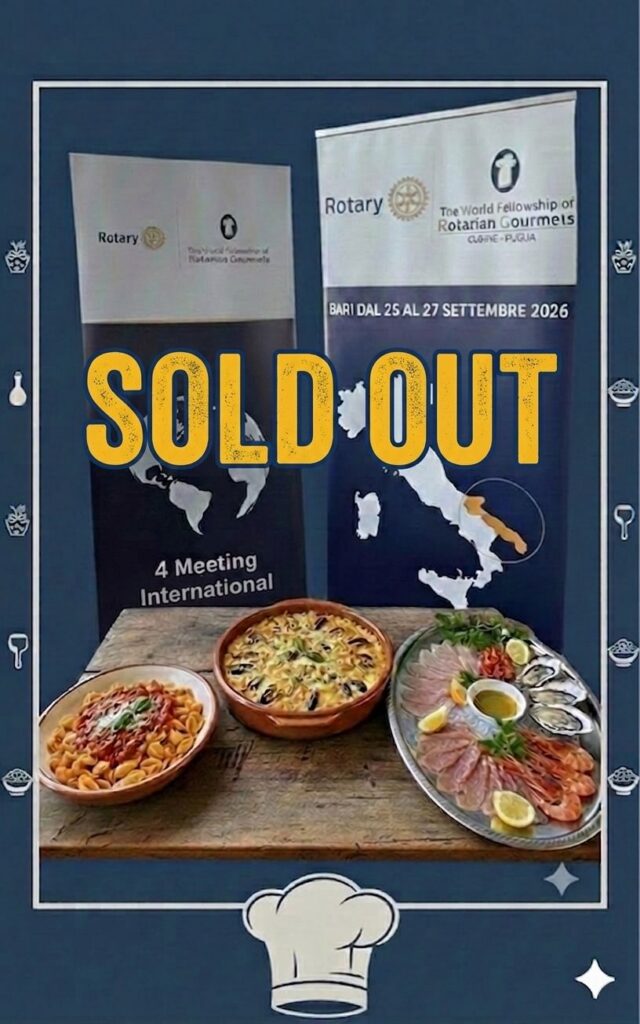 SOLD OUT - 4 Meeting Internazionale WFRG Bari 25-27 settembre 2026